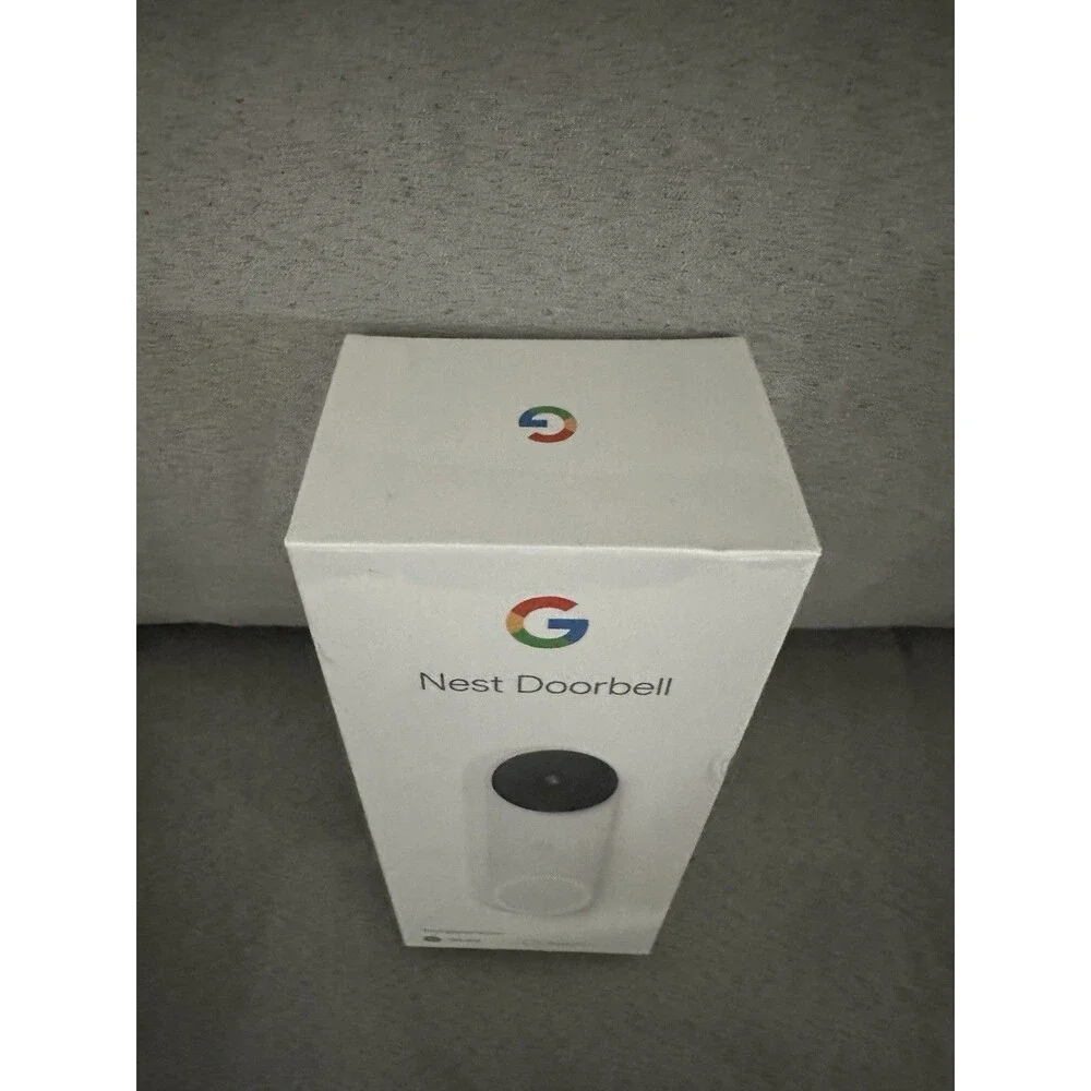 Lot Of 2 Google Nest 2nd Gen Wired Video Doorbell Camera (Snow) White Brand New